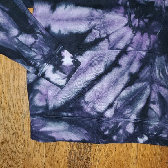 Zine Clothing Purple Tie-Dye Hoodie - Picture 4 of 12